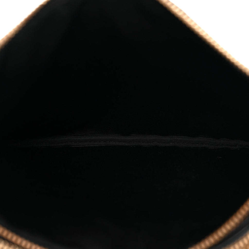 Lambskin Small Trio Crossbody Bag Black
