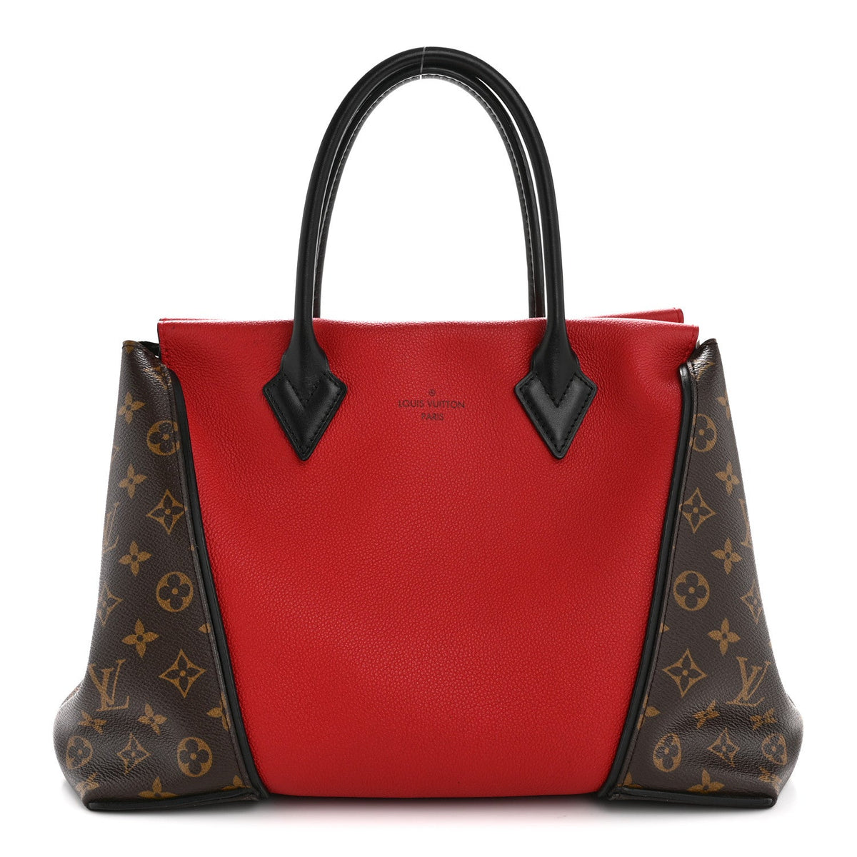 Monogram Cuir Orfevre Tote W PM Cherry