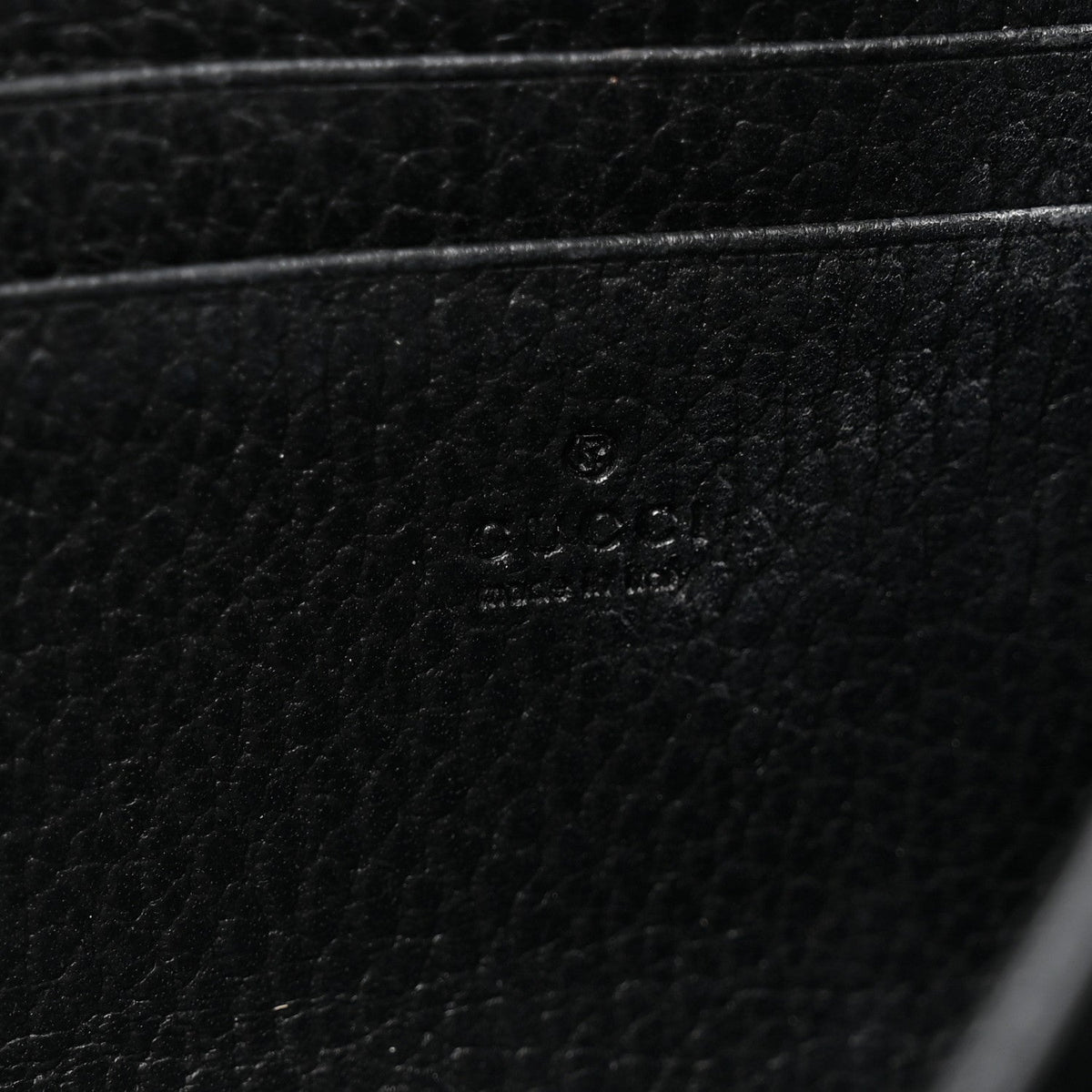 Calfskin Mini Dionysus Chain Wallet Black