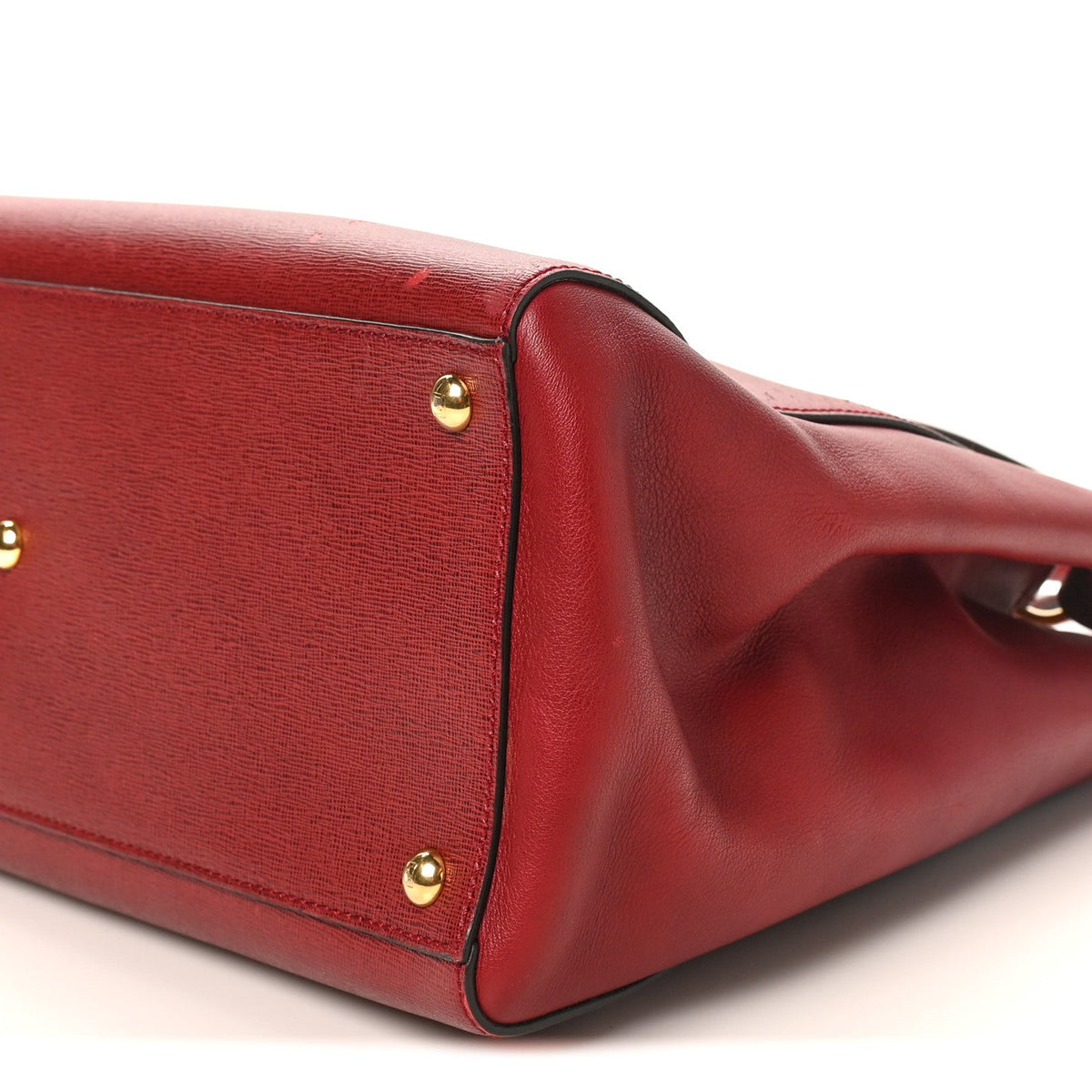 Vitello Elite Regular 2Jours Tote Rosso Scuro Ciliegia
