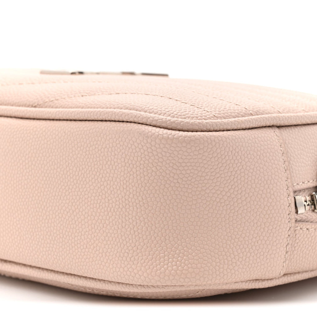 Grain De Poudre Matelasse Monogram Mini Lou Camera Bag Marble Pink