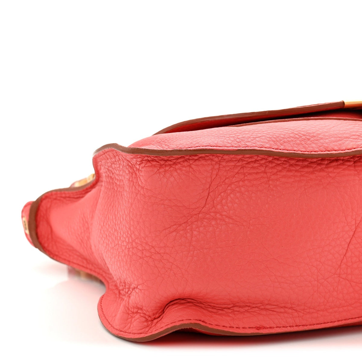 Calfskin Small Marcie Satchel Paradise Pink
