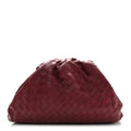 Nappa Maxi Intrecciato The Pouch Oversized Clutch Bordeaux