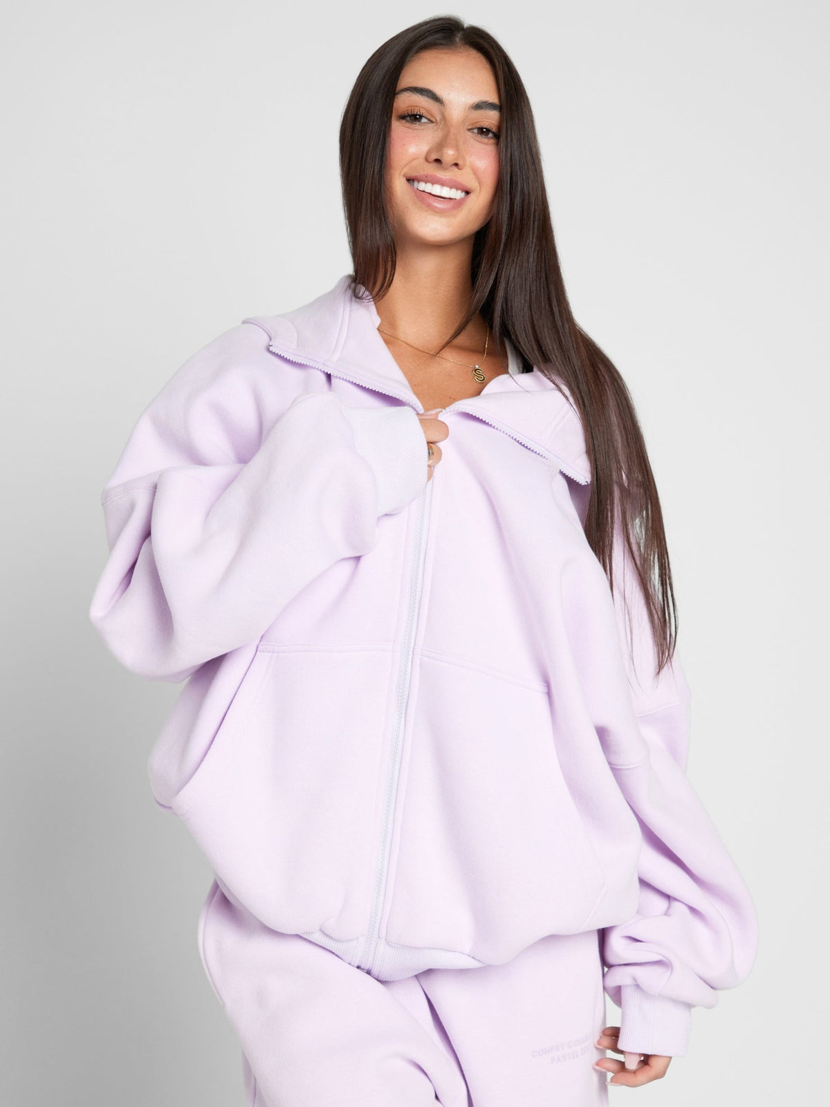 Pastel Zip Hoodie – Mega