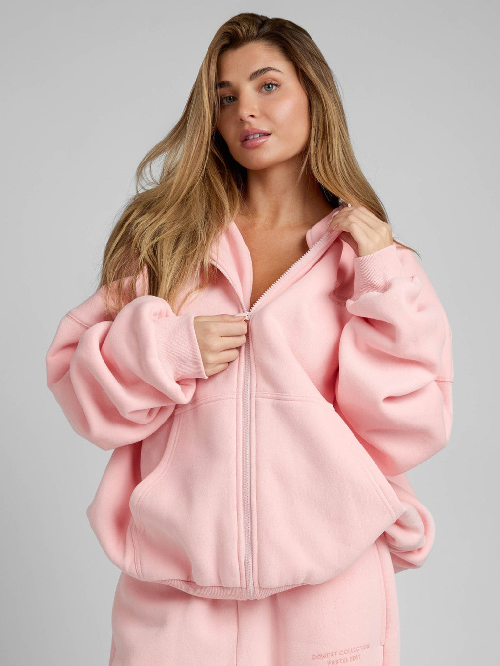 Pastel Zip Hoodie – Mega