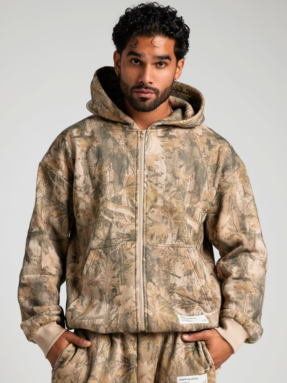 Camo Zip Hoodie – Mega