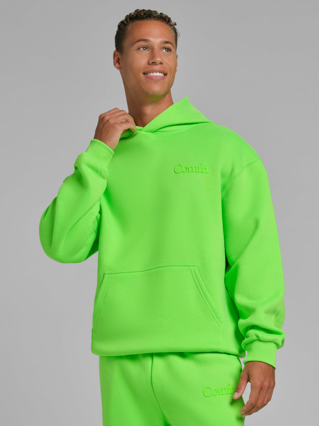 Neon Minimalist Hoodie – Mega