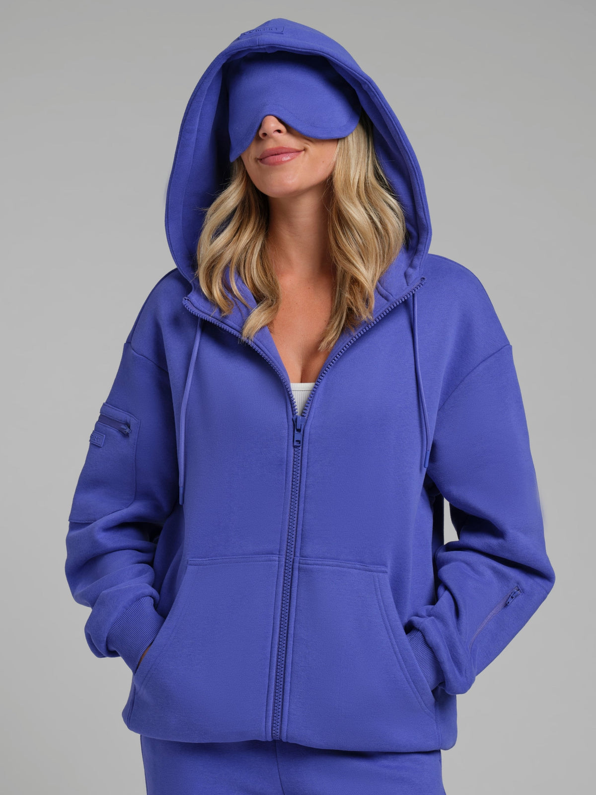 Neon Airplane Mode Zip Hoodie – Mega