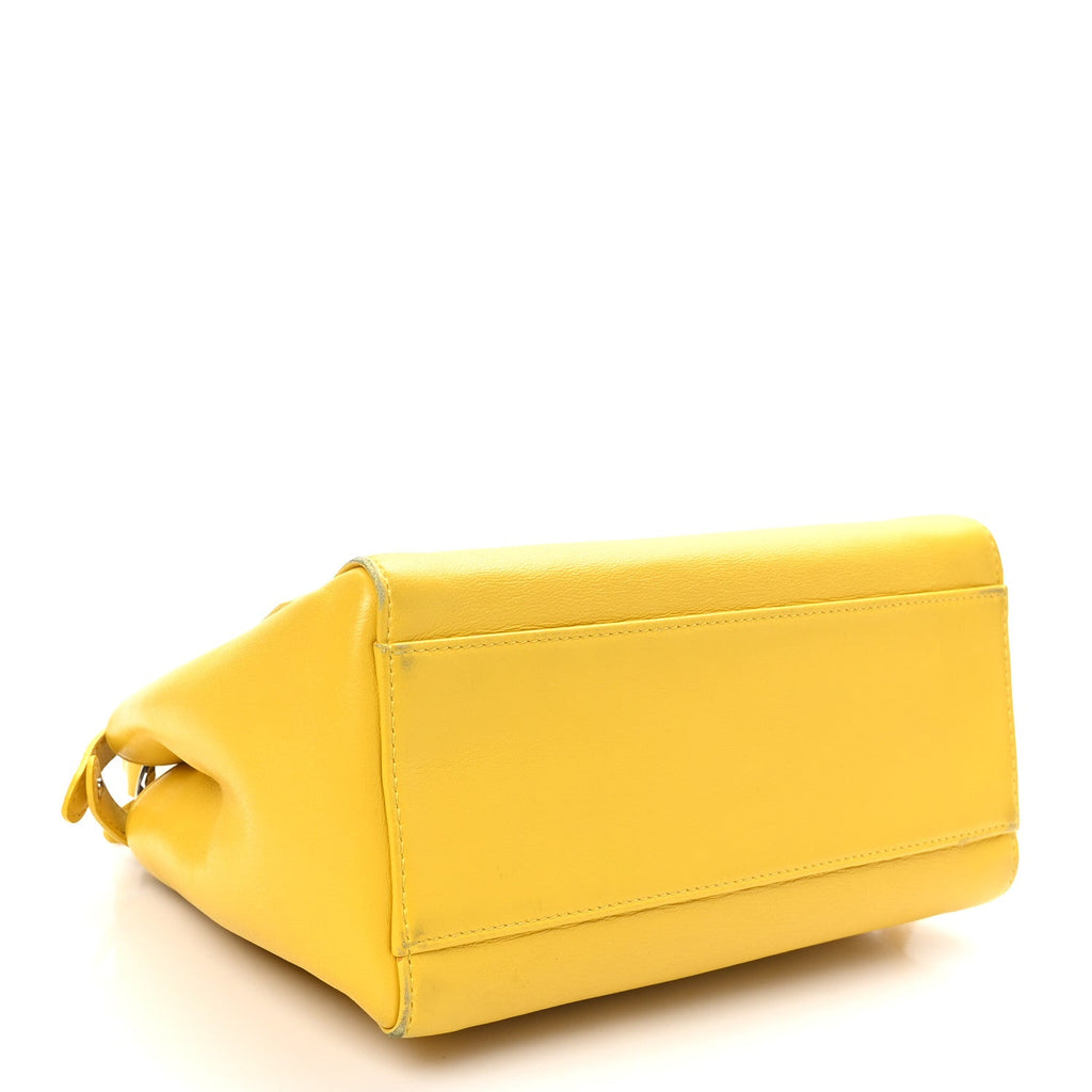 Nappa Mini Peekaboo Iconic Satchel Limone