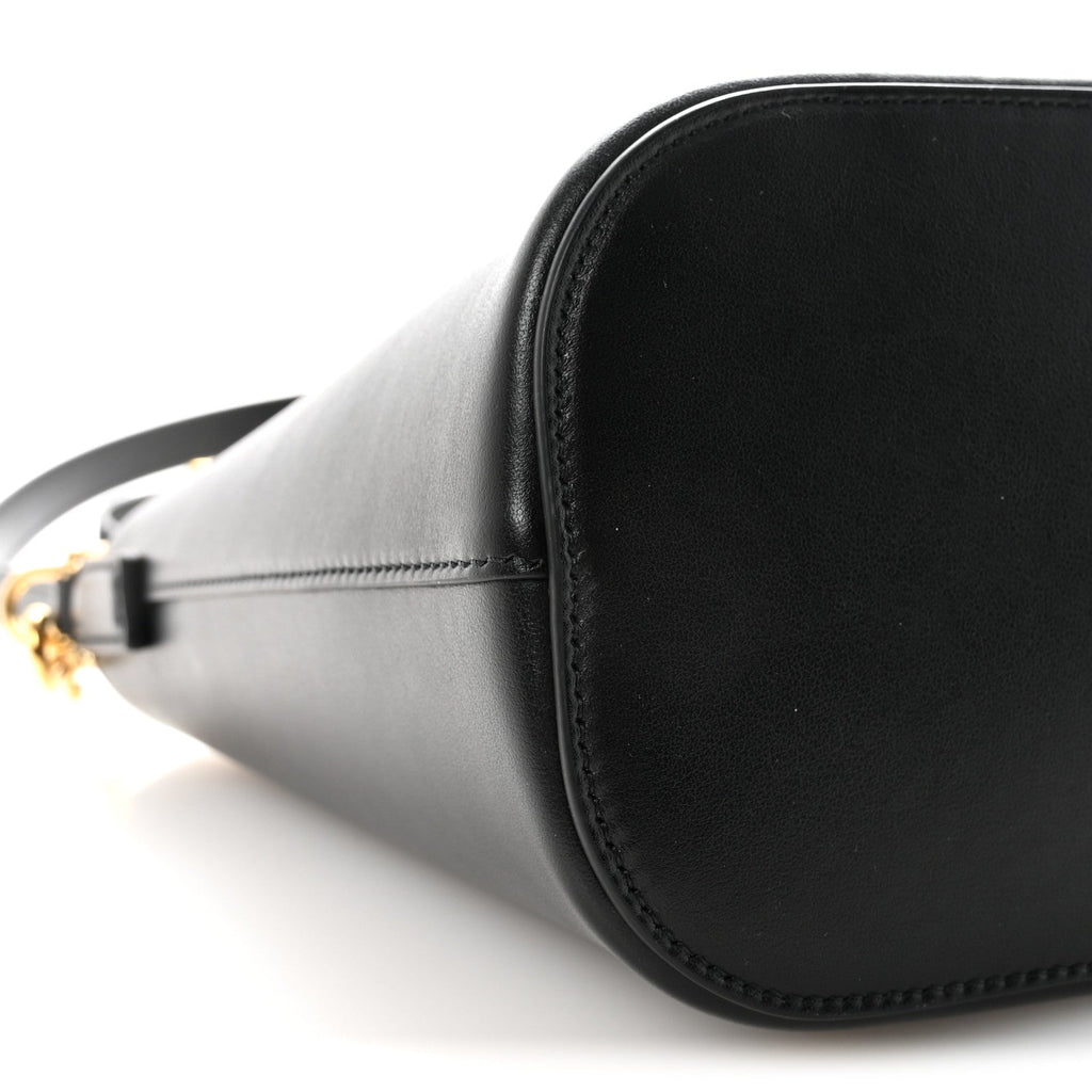 Smooth Calfskin Triomphe Small Louise Bag Black