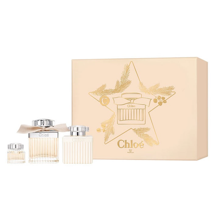 Chloe Eau de Parfum Women Set 2.5oz EDP & 3.4oz BL & .33oz Mini EDP
