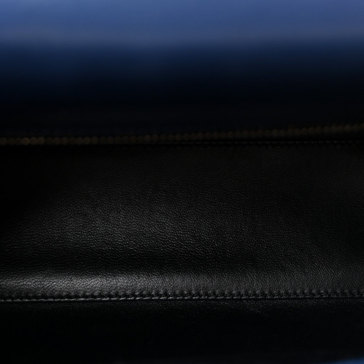 Calfskin Le Fermoir Top Handle Bag Blue