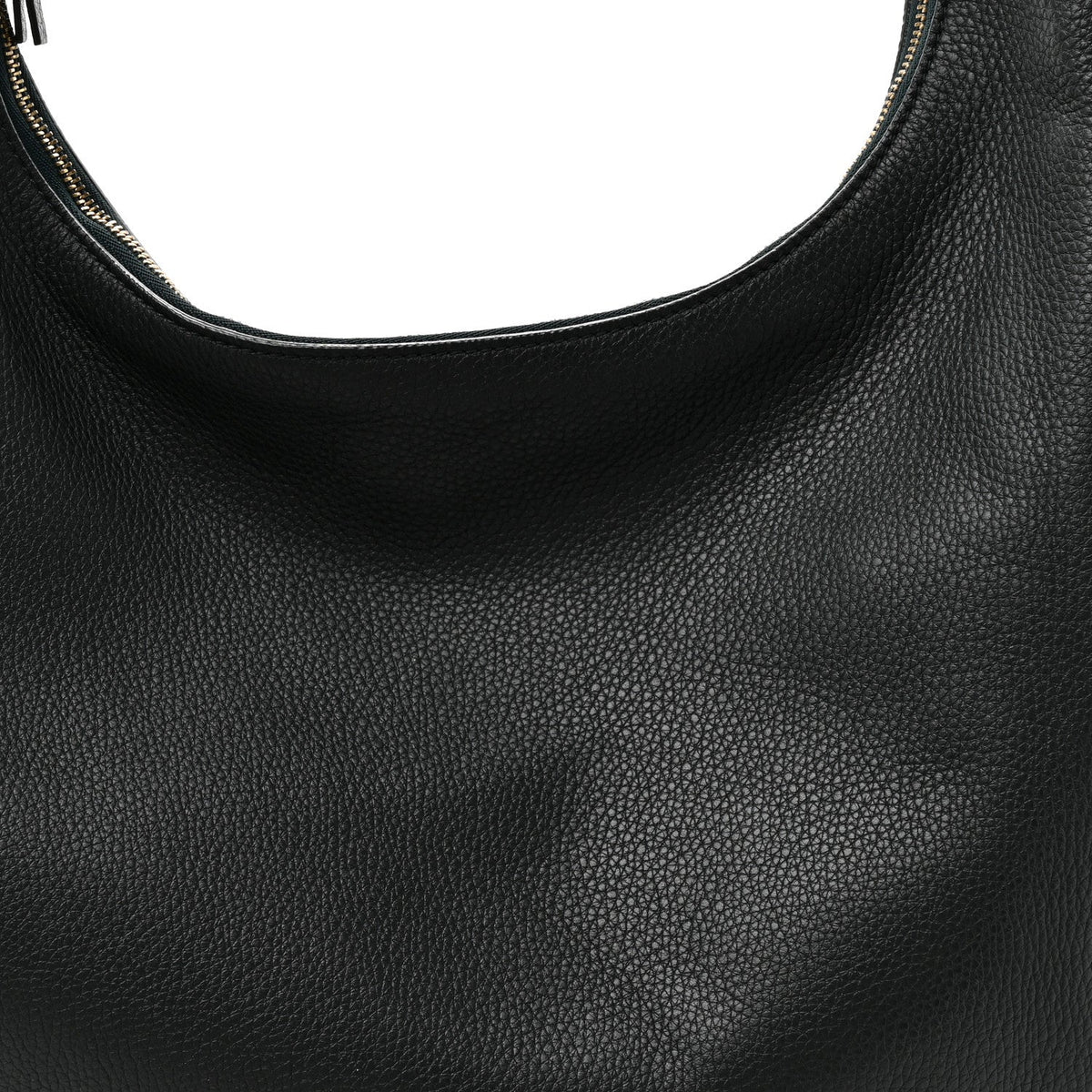 Grained Calfskin Medium Everyday Shoulder Bag Bottle Green