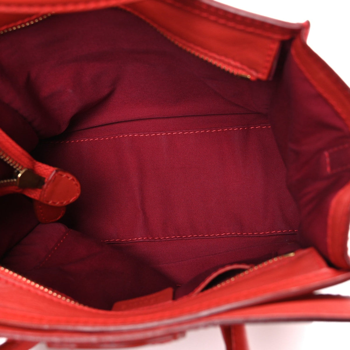 Smooth Calfskin Nano Luggage Red