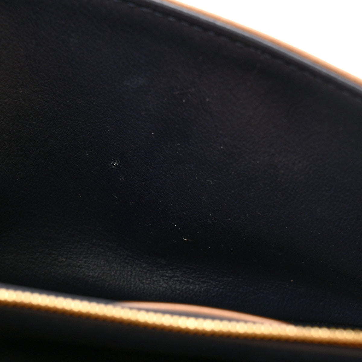 Lambskin Embossed Monogram Pochette Coussin Camel