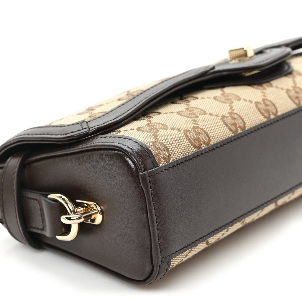 GG Monogram Small Luce Shoulder Bag Beige Ebony
