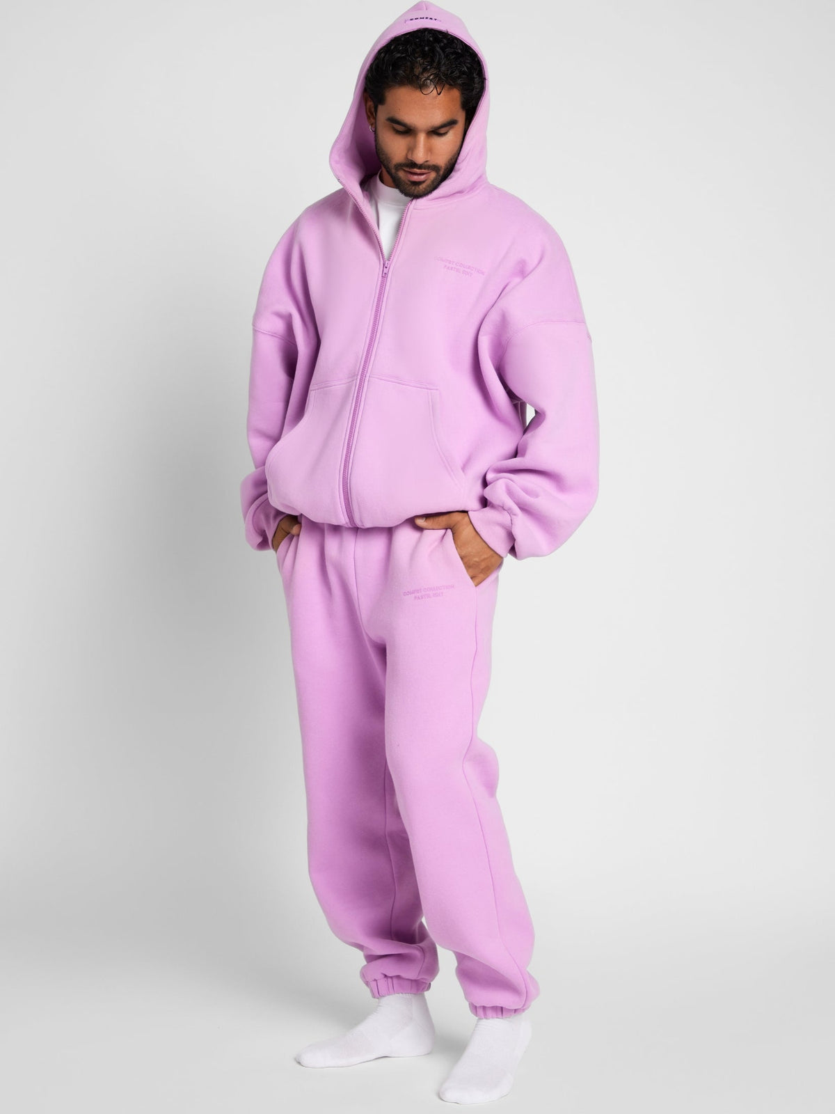 Pastel Zip Hoodie – Mega