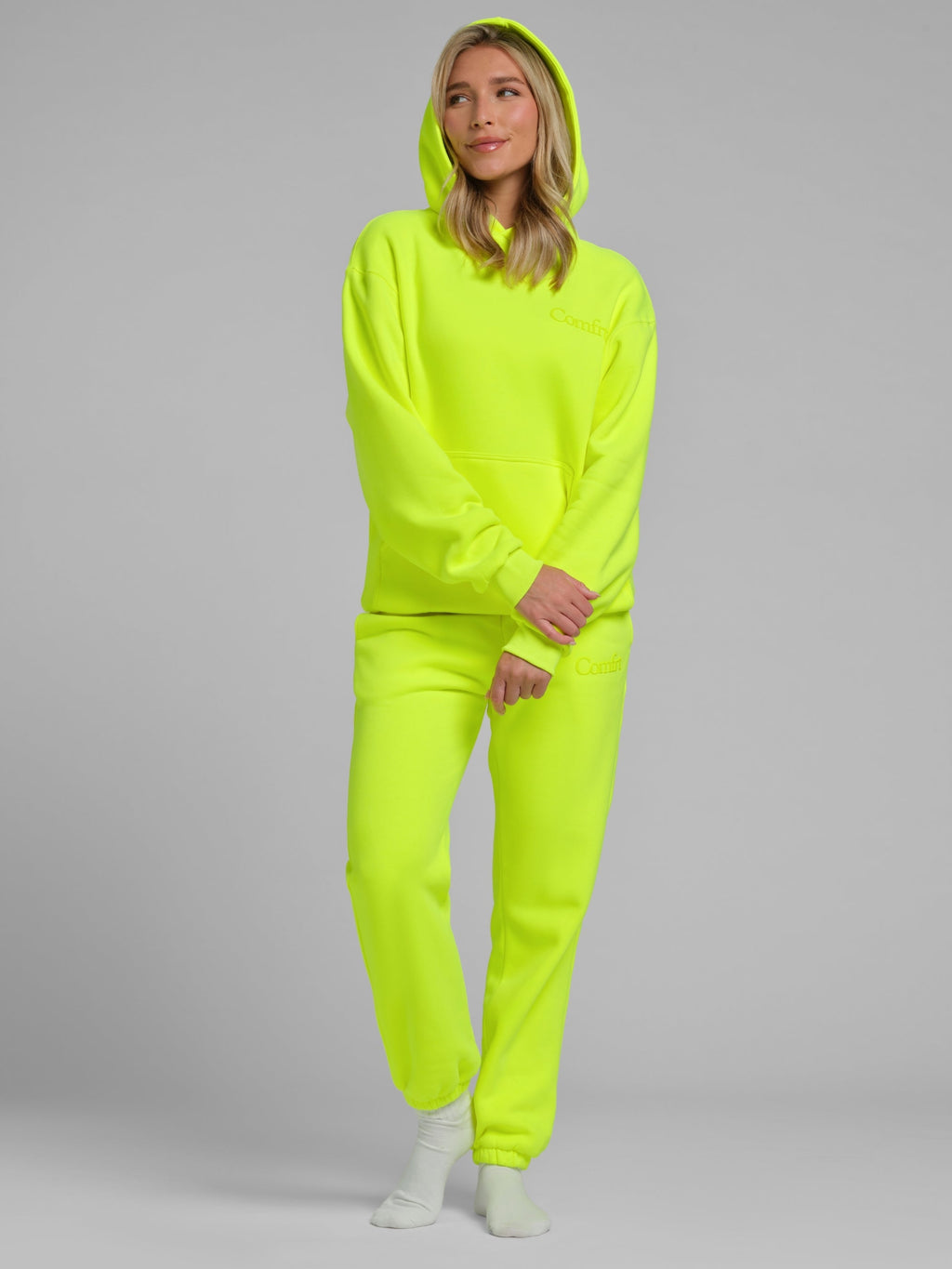 Neon Minimalist Hoodie – Mega