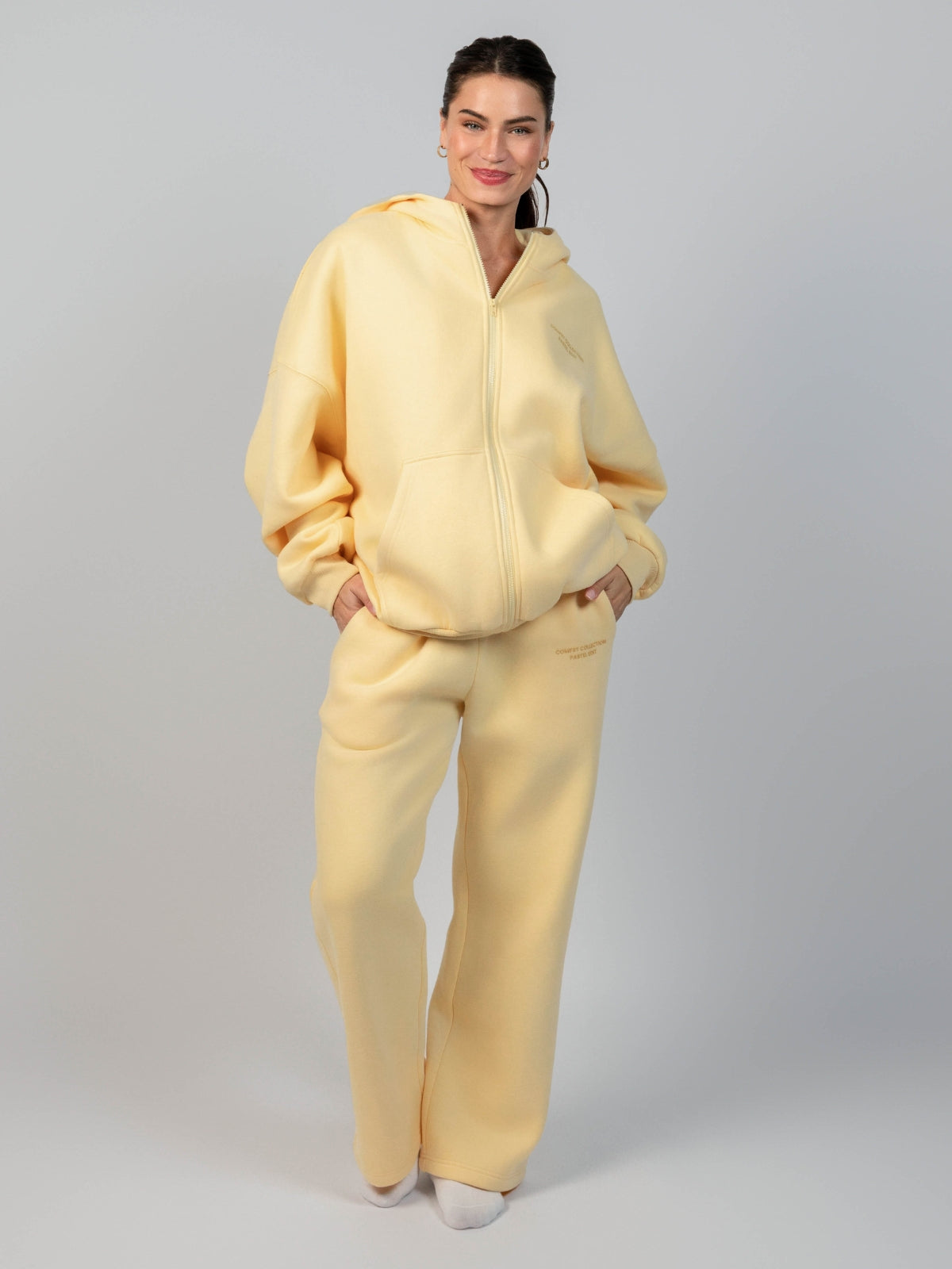 Pastel Zip Hoodie – Mega