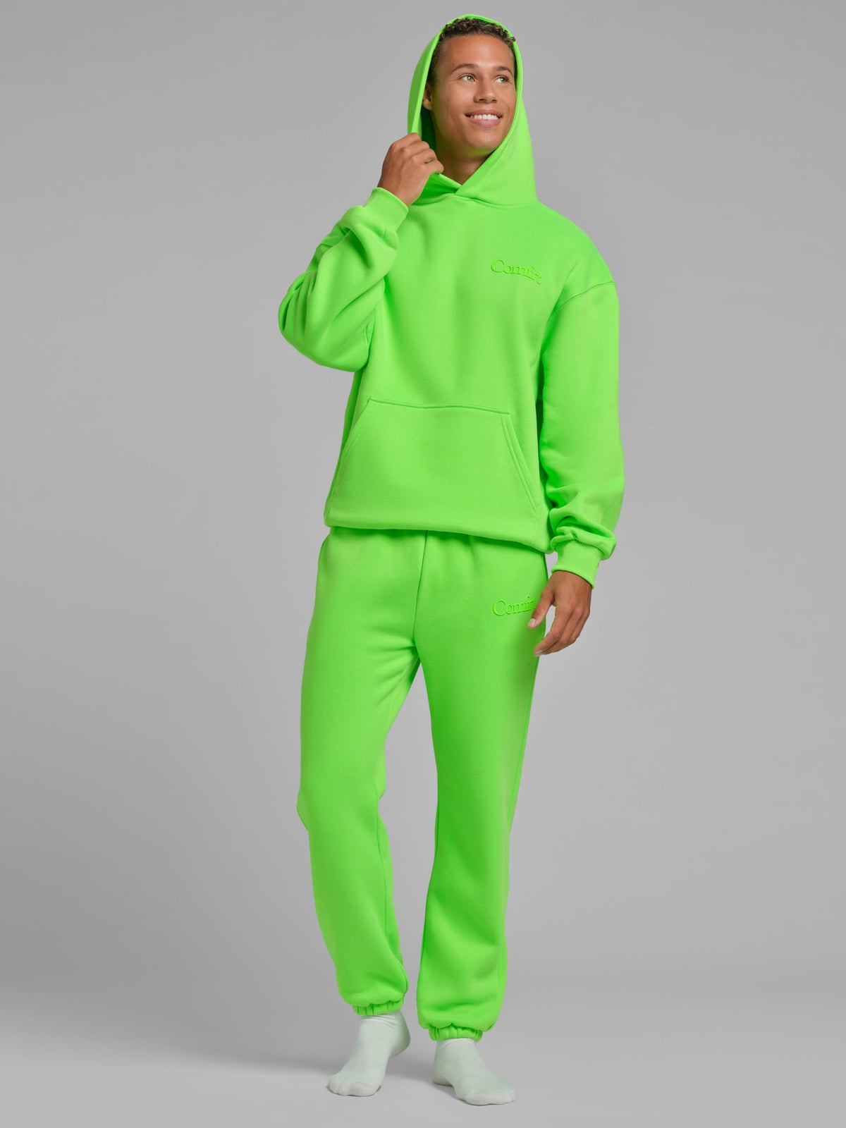 Neon Minimalist Hoodie – Mega