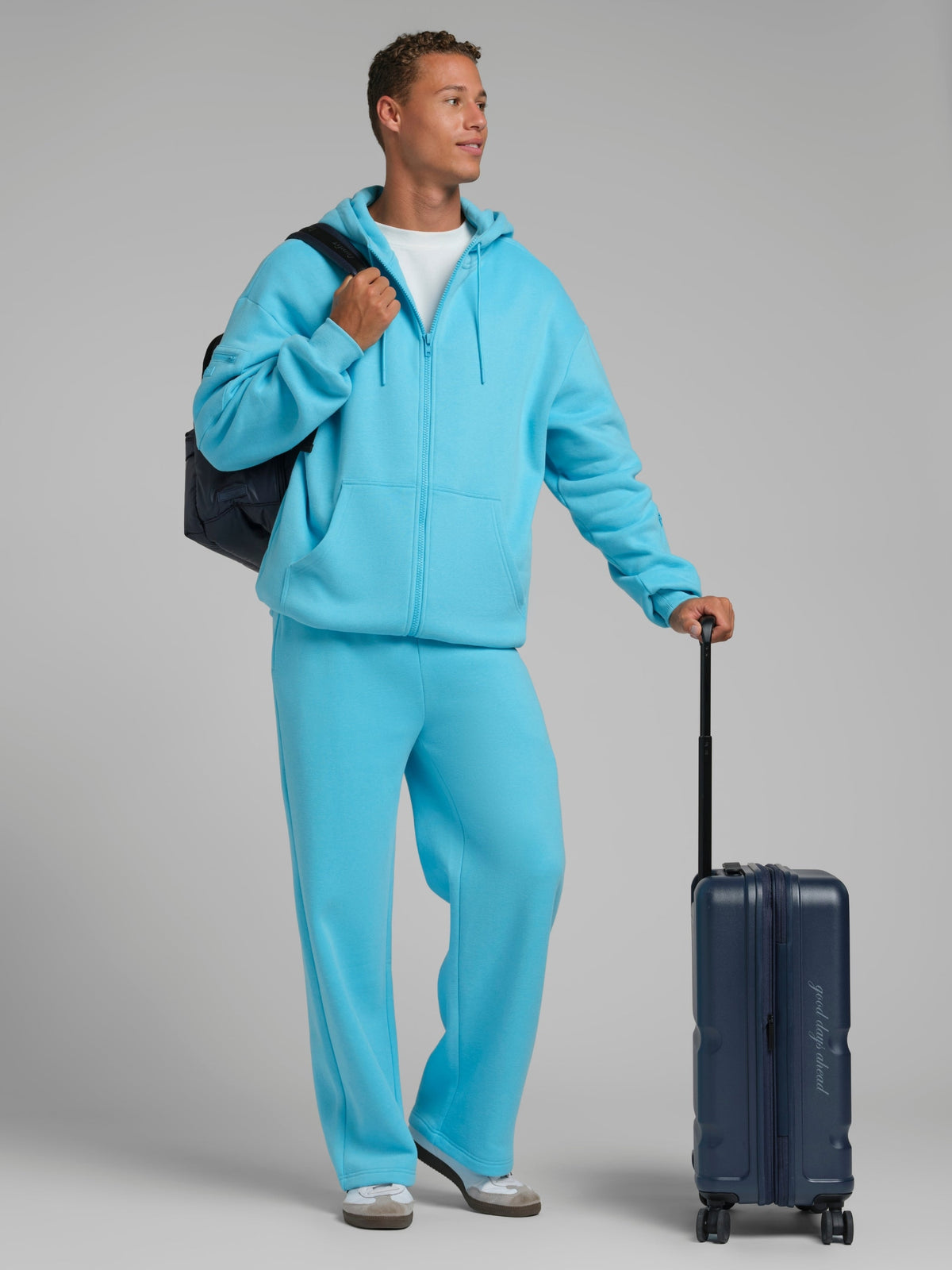 Neon Airplane Mode Zip Hoodie – Mega