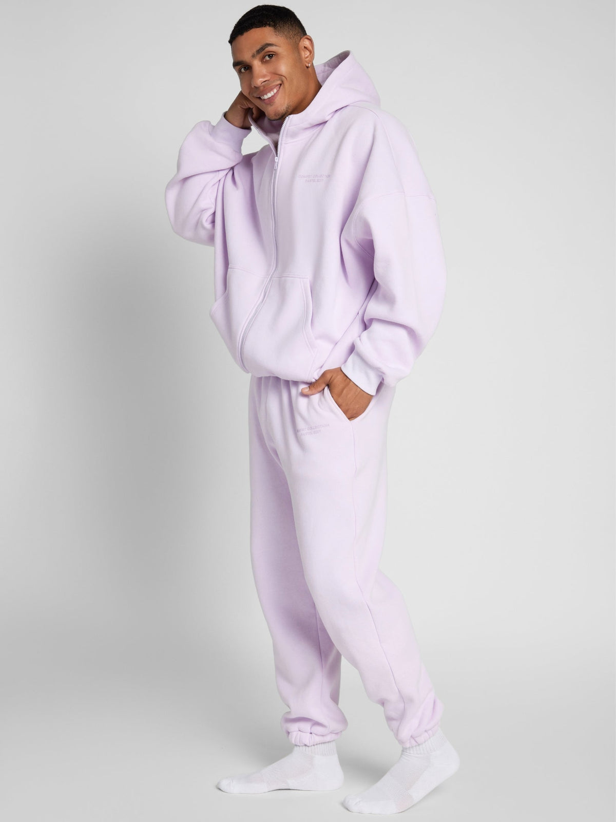 Pastel Zip Hoodie – Mega