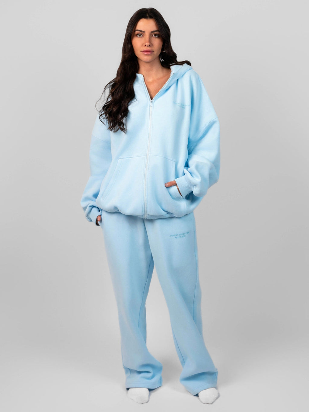 Pastel Zip Hoodie – Mega