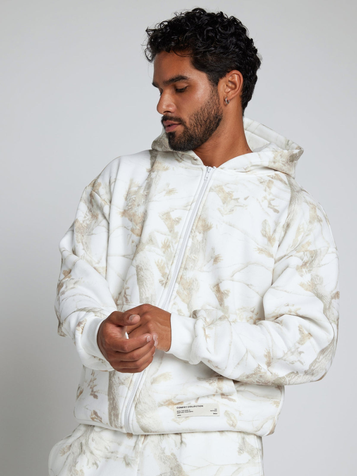 Camo Zip Hoodie – Mega