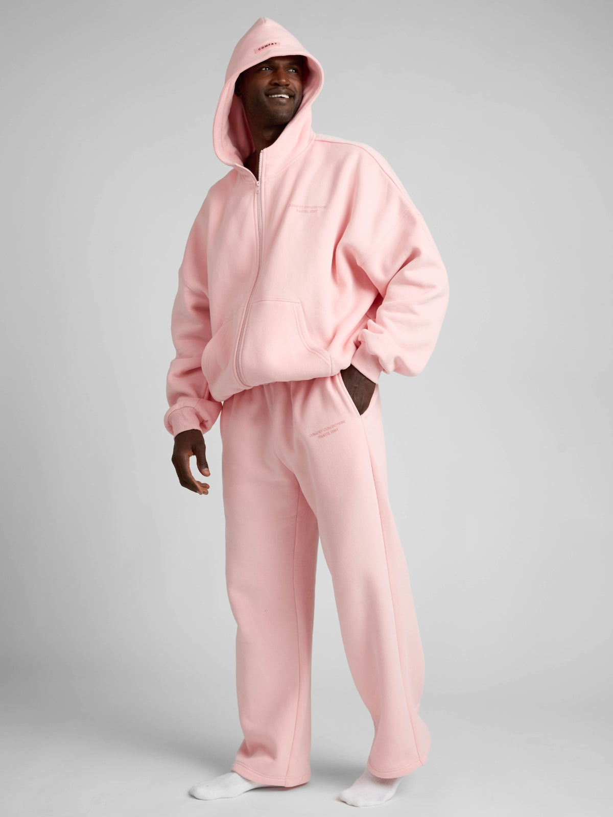 Pastel Zip Hoodie – Mega