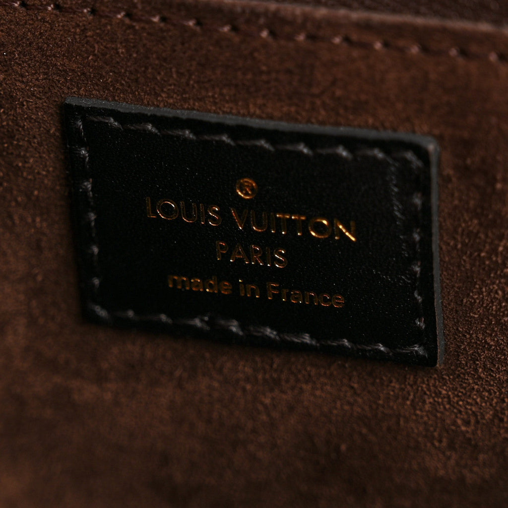 Monogram Cuir Orfevre Tote W PM Cherry
