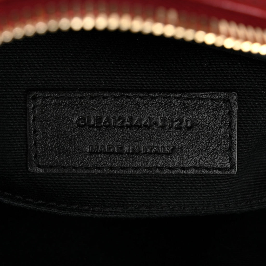 Calfskin Matelasse Monogram Lou Camera Bag Opyum Red