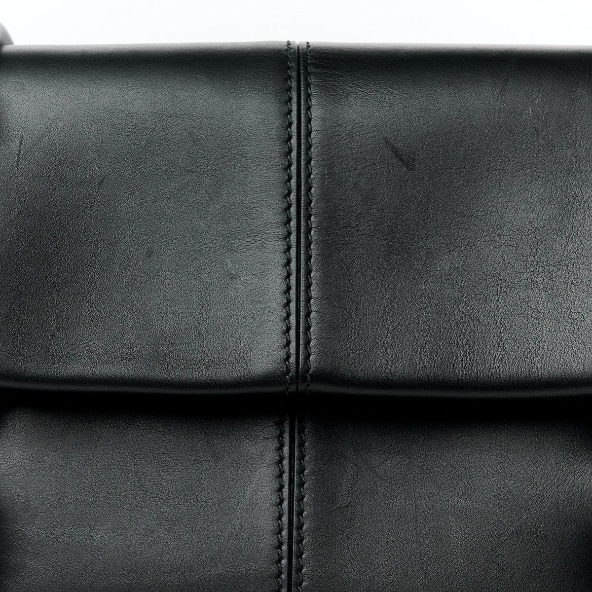 Calfskin Small Falcon Shoulder Bag Black