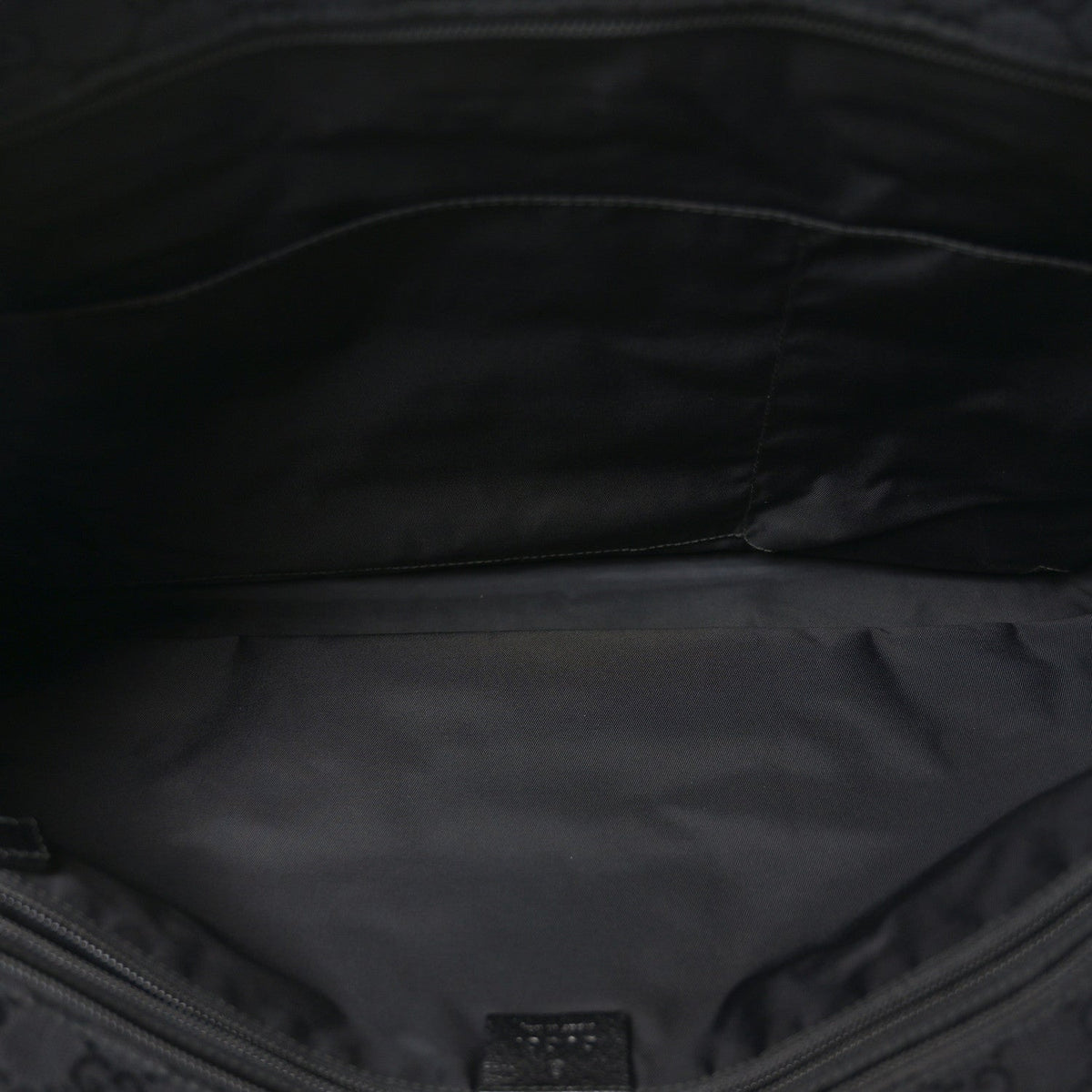 Monogram Web Large Diaper Tote Black