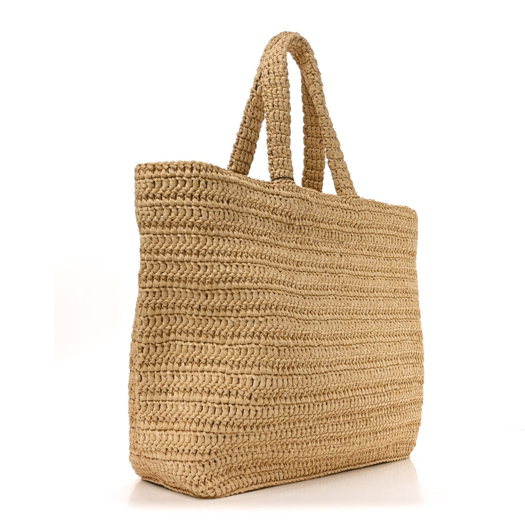 Raffia Rive Gauche Tote Natural