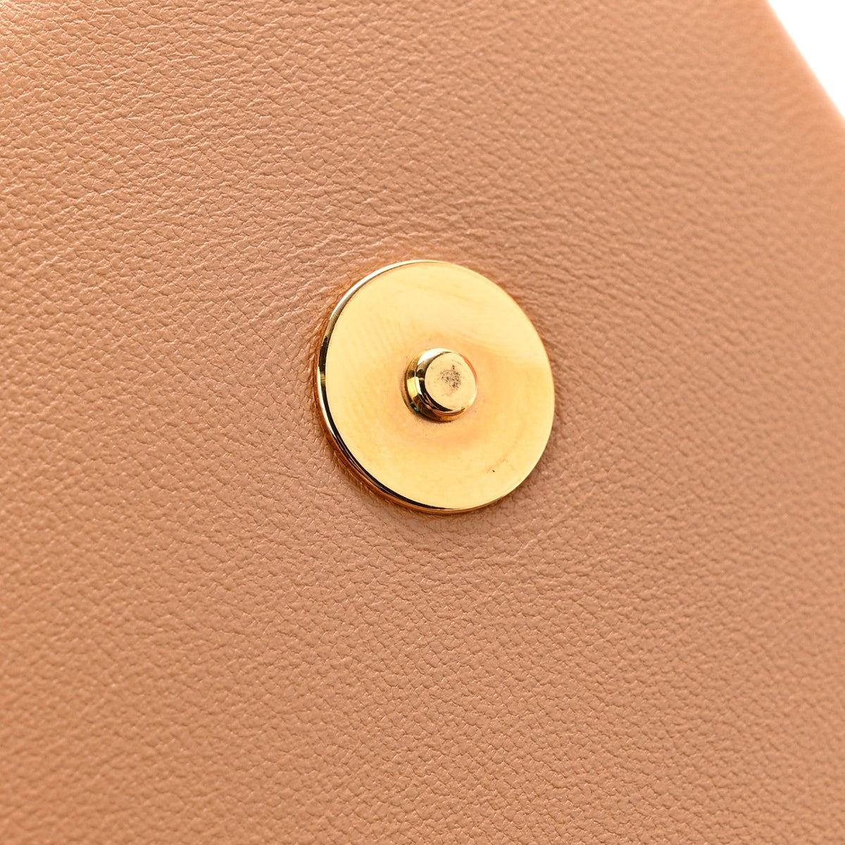 Lambskin Embossed Monogram Pochette Coussin Camel