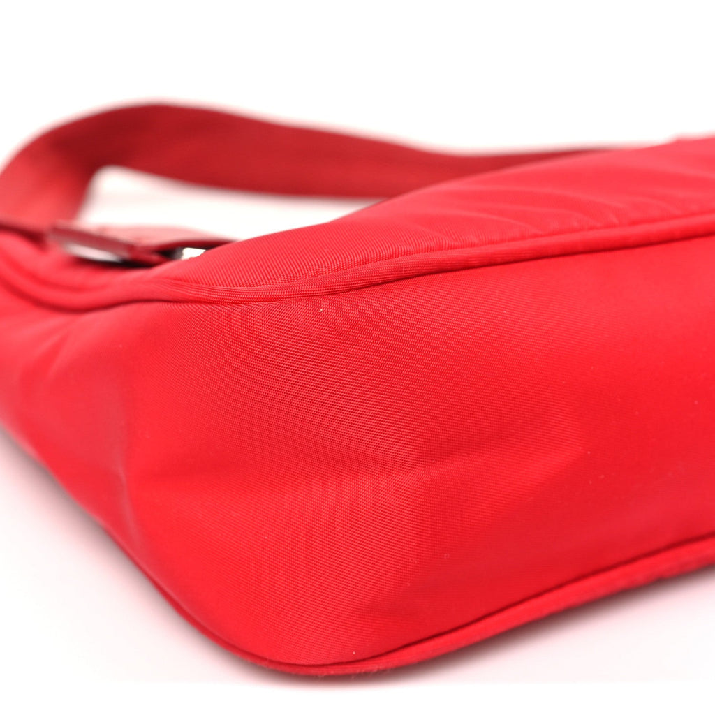 Tessuto Nylon Mini Re-Edition 2000 Bag Rosso