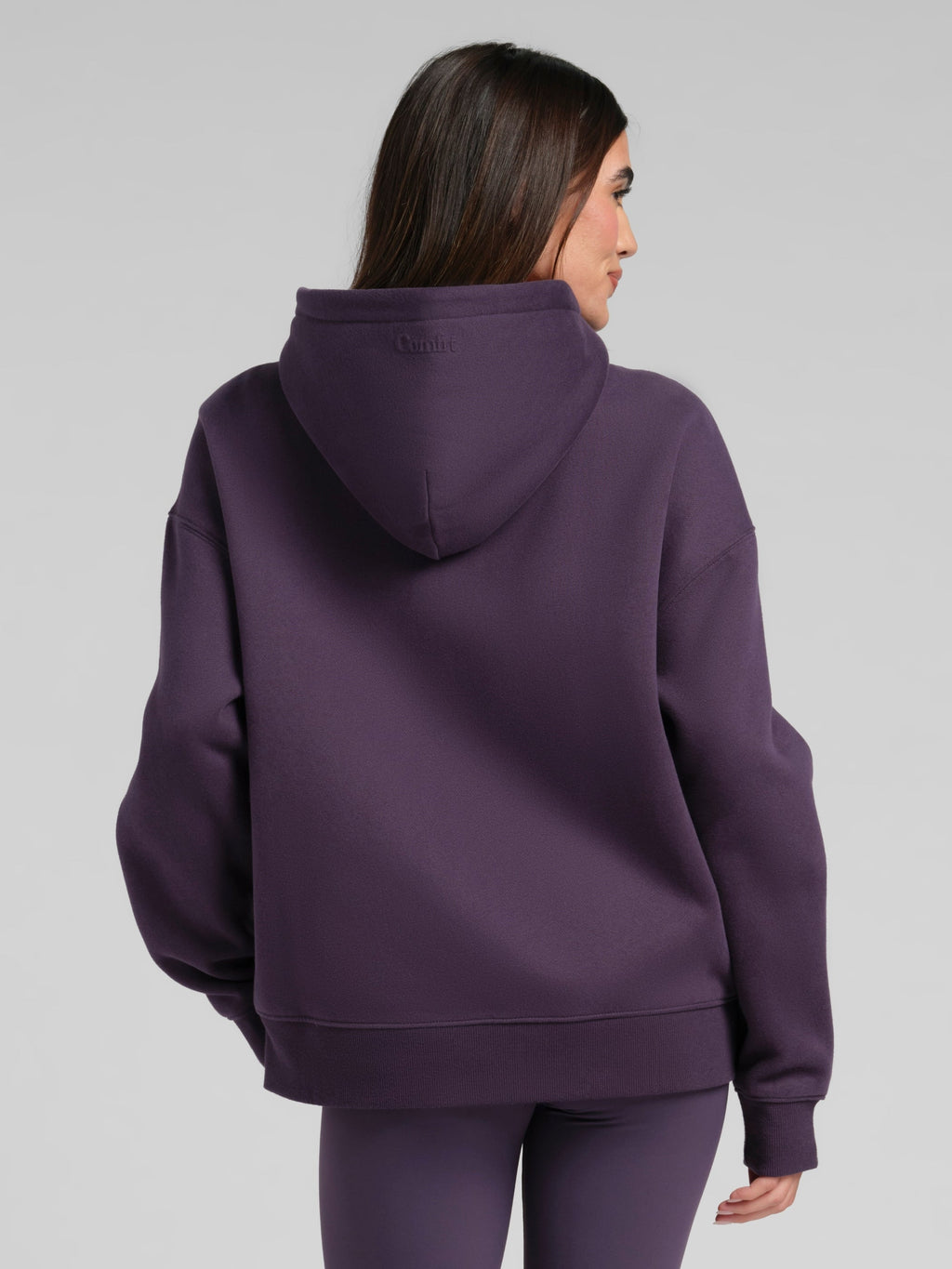Basic Crop Zip Hoodie