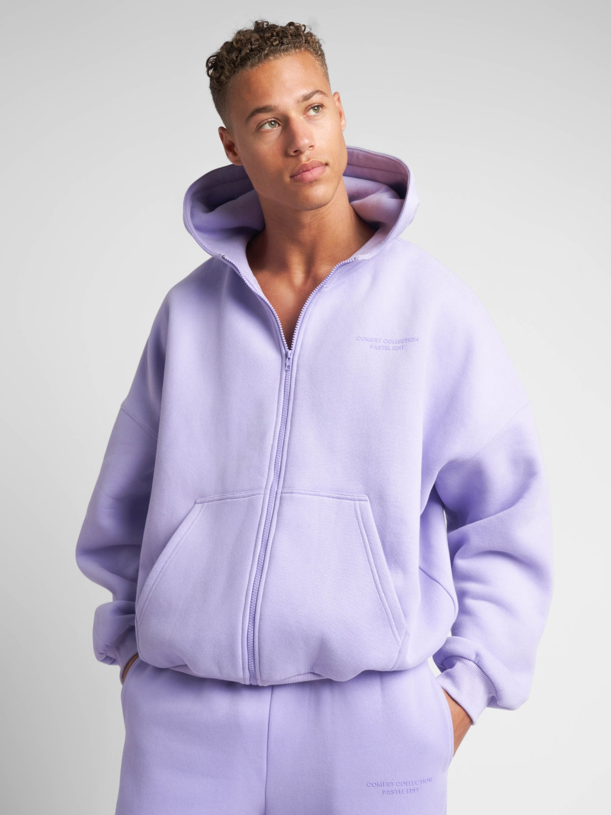 Pastel Zip Hoodie – Mega