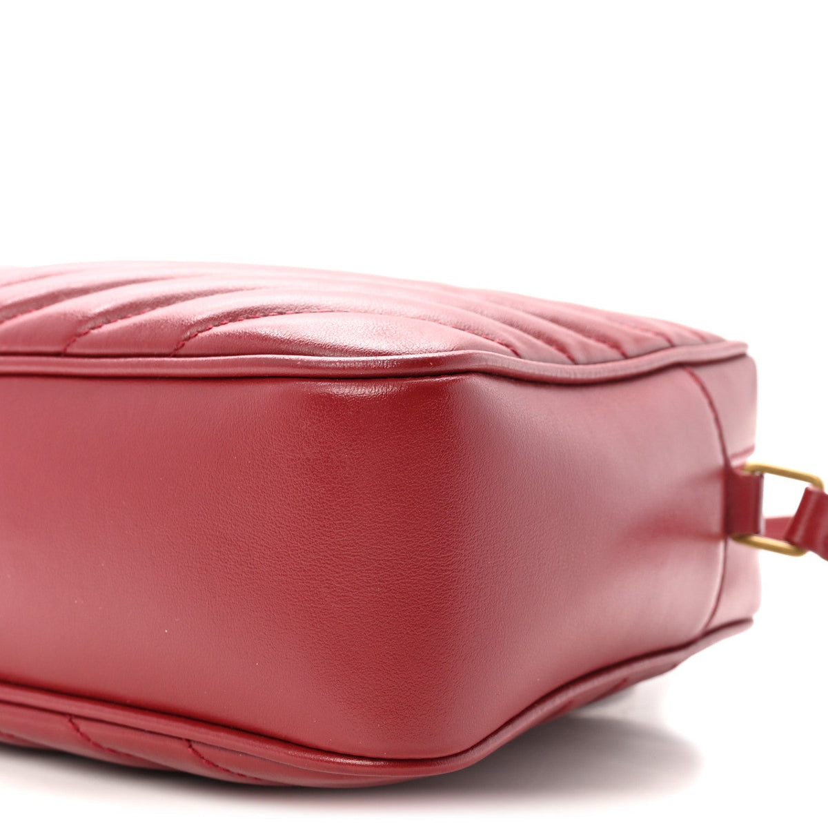 Calfskin Matelasse Monogram Lou Camera Bag Opyum Red