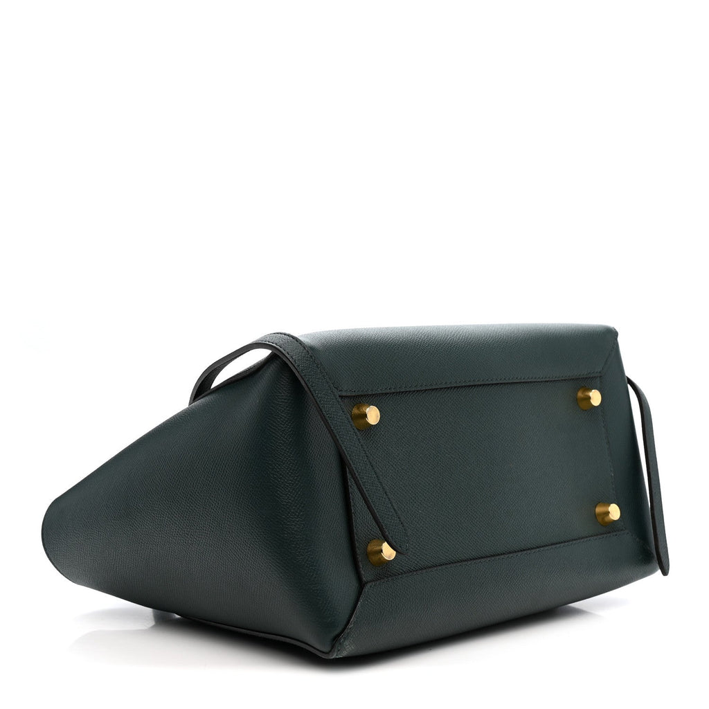 Grained Calfskin Mini Belt Bag Amazone