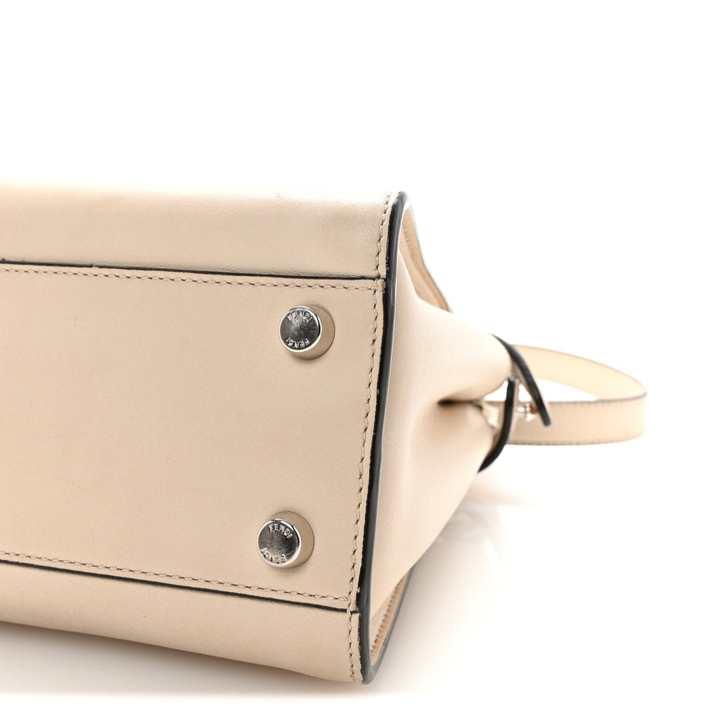 Vitello Tahiti Burro Bi-Color Medium Peekaboo Iconic Essentially Satchel Nuvola Rosa Bourbon
