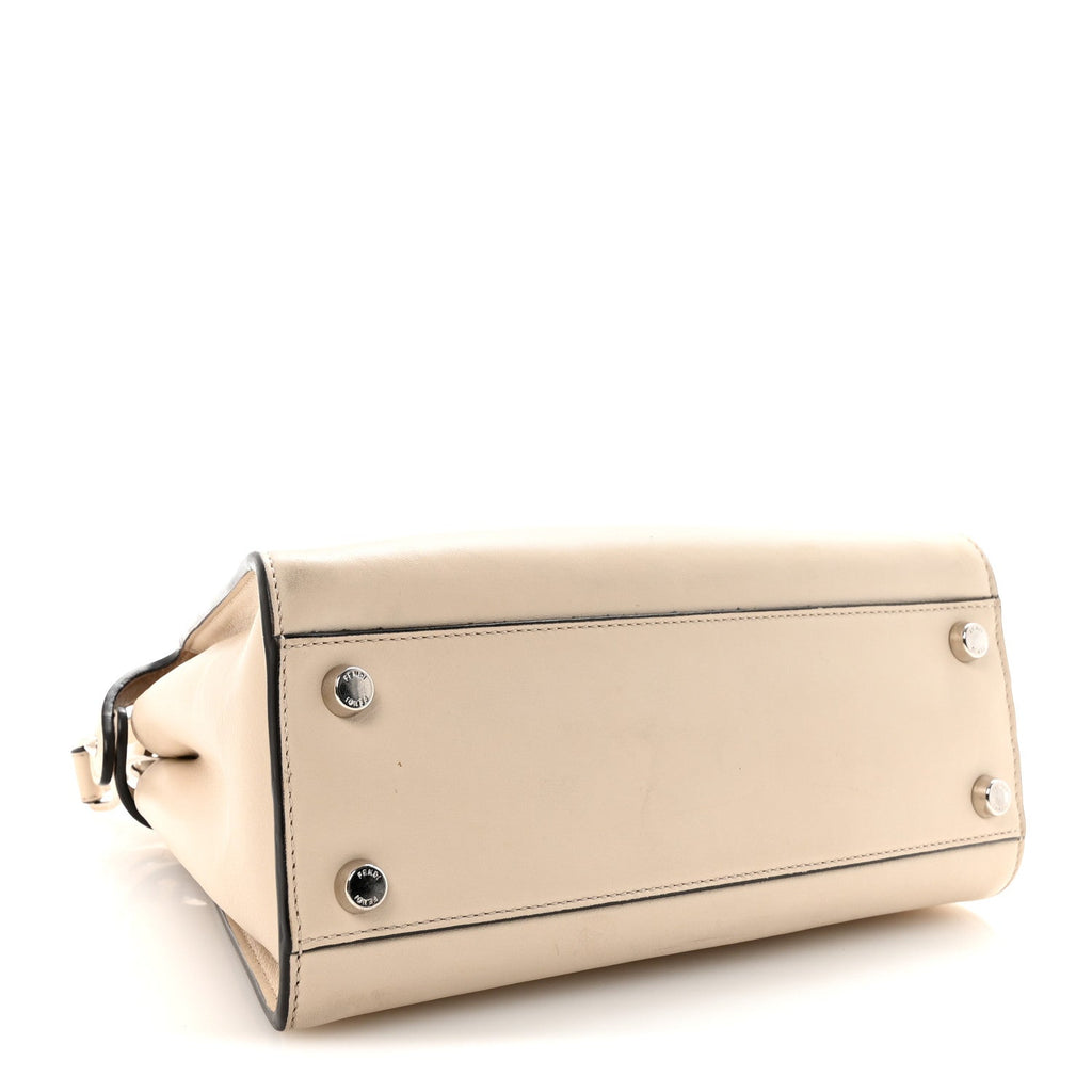 Vitello Tahiti Burro Bi-Color Medium Peekaboo Iconic Essentially Satchel Nuvola Rosa Bourbon