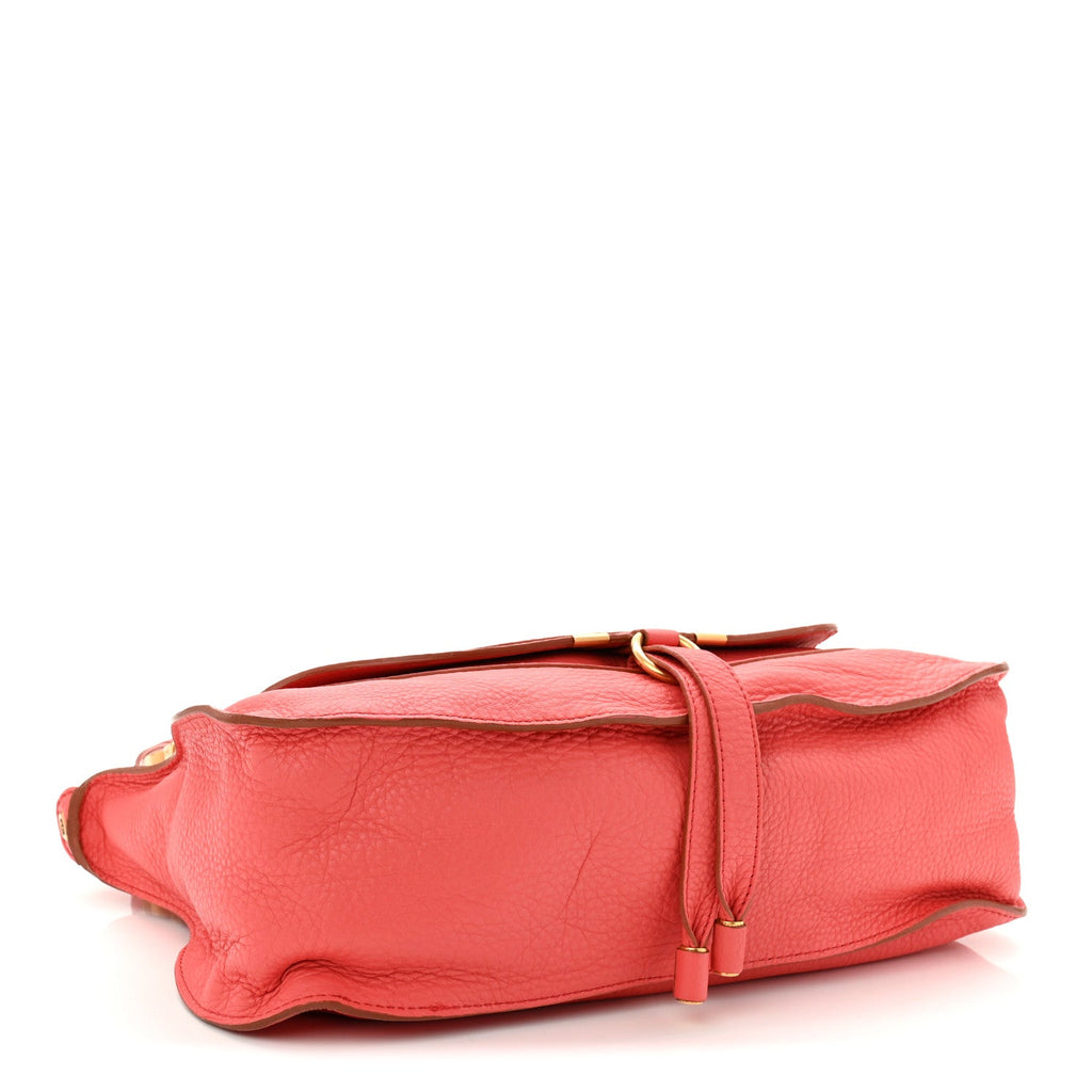 Calfskin Small Marcie Satchel Paradise Pink