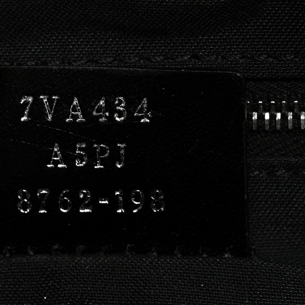 Vitello Century Bi-Color FF 1974 Embossed Belt Bag Maya Black