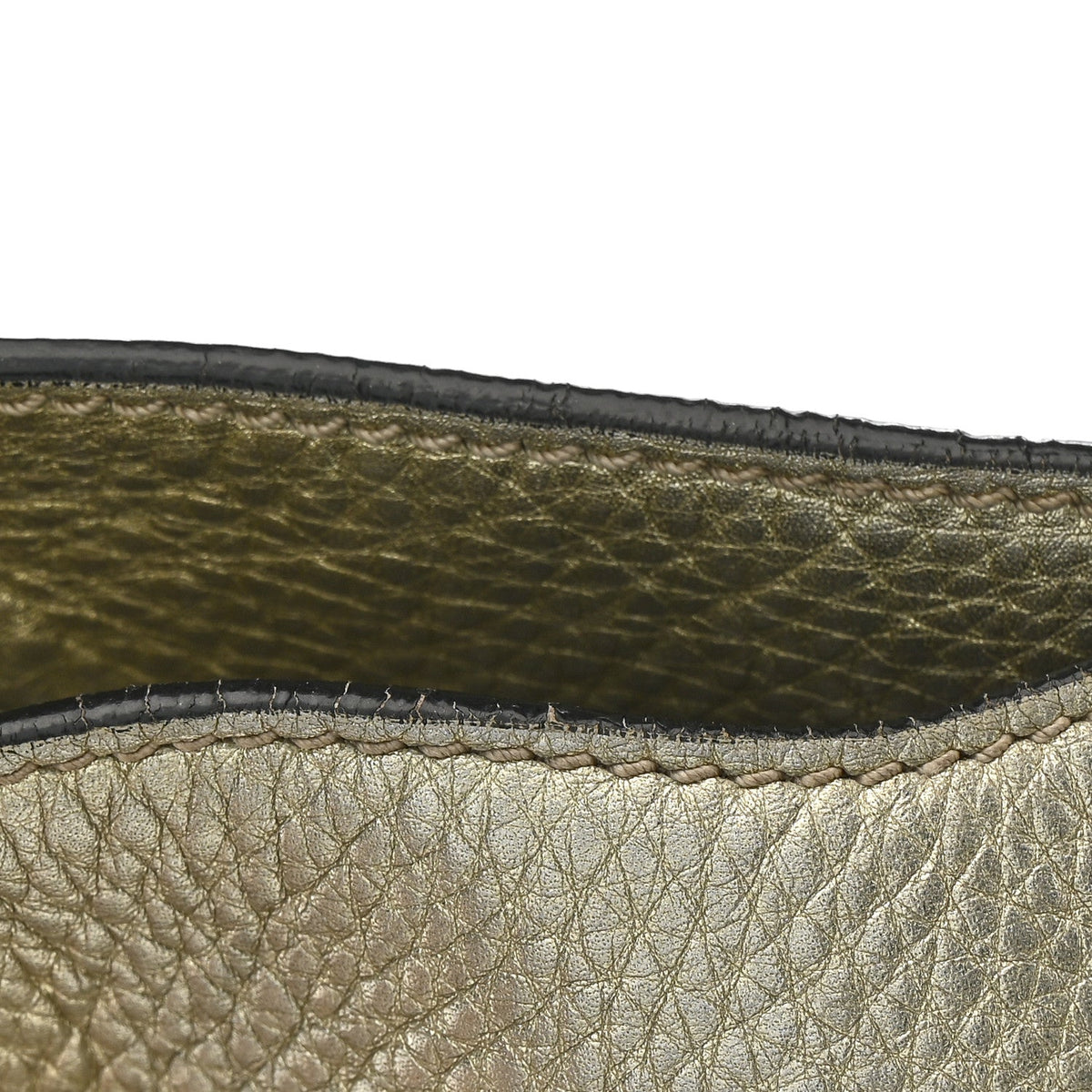 Metallic Pebbled Calfskin Small Rockstud Flip-Lock Messenger Bag Platino
