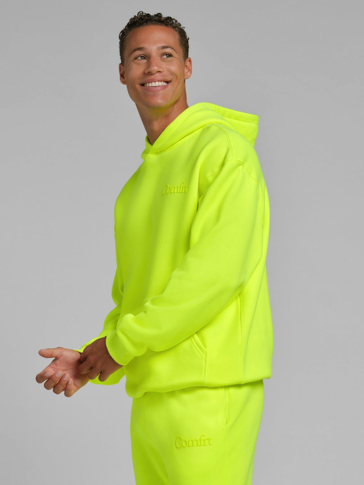 Neon Minimalist Hoodie – Mega