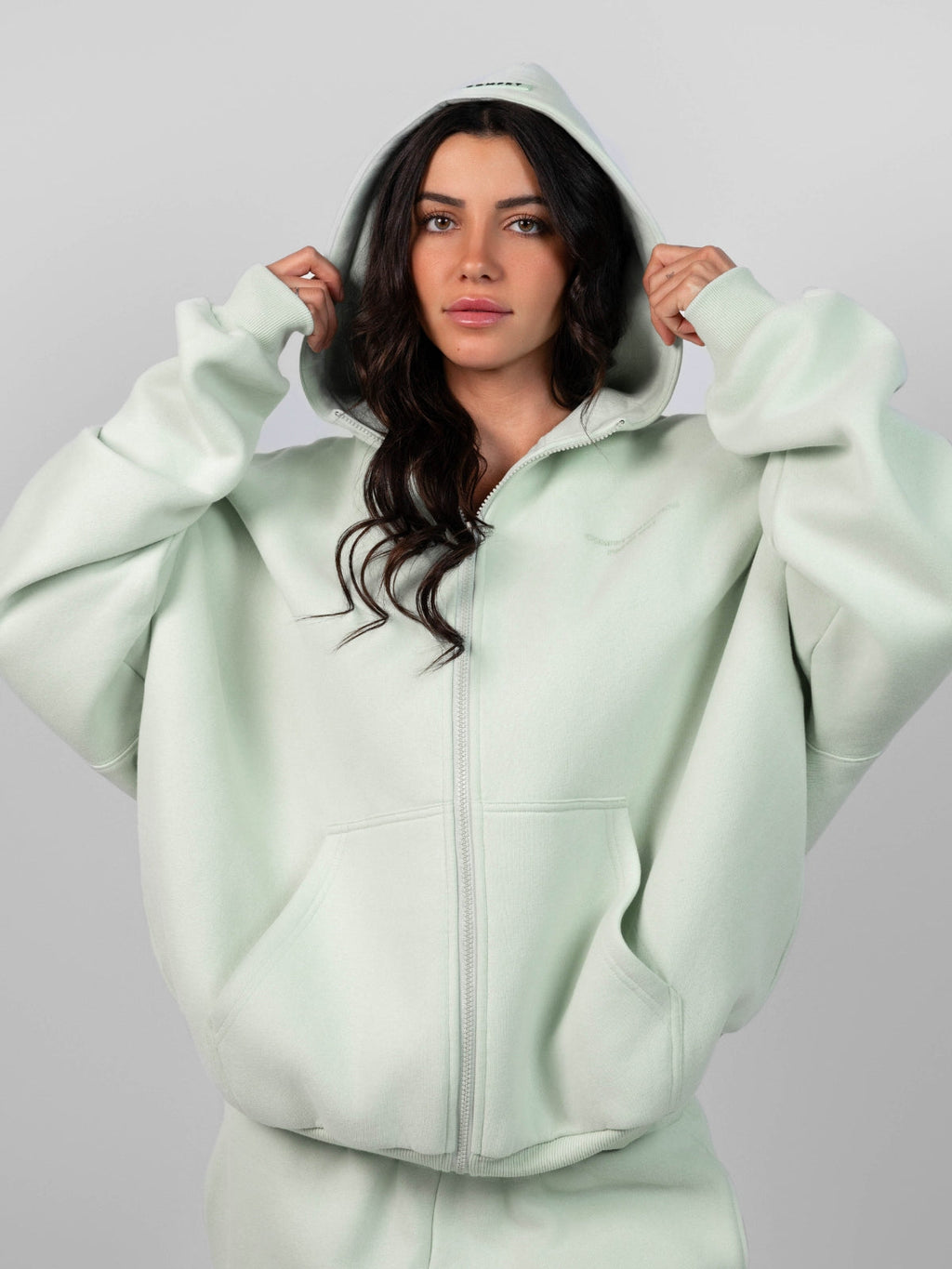 Pastel Zip Hoodie – Mega