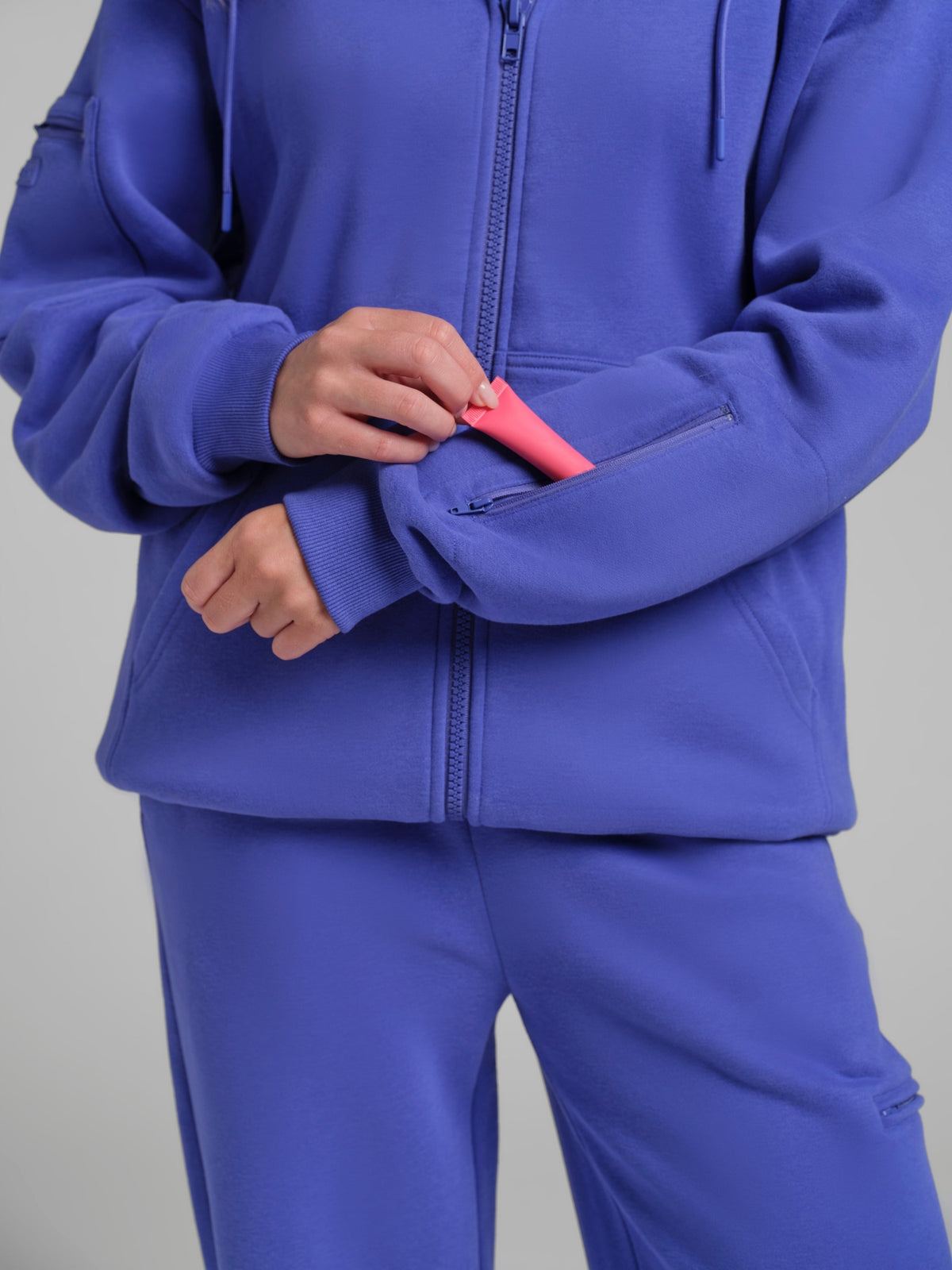 Neon Airplane Mode Zip Hoodie – Mega