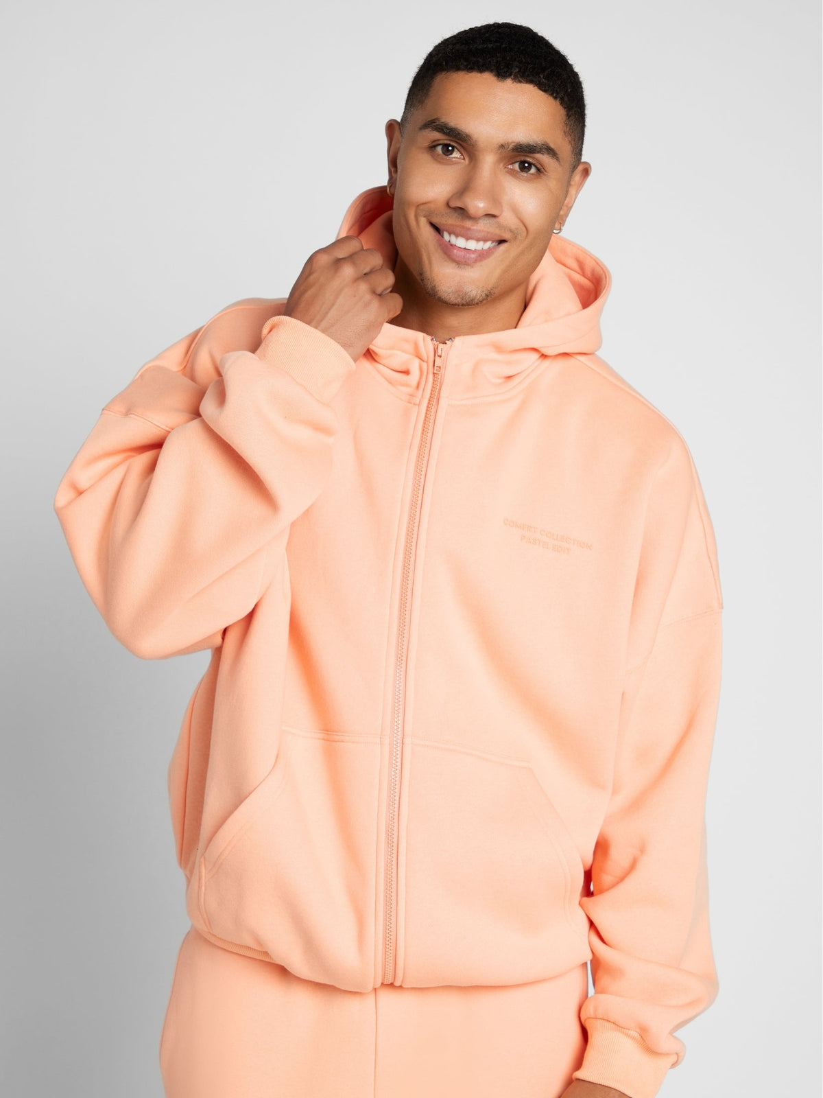 Pastel Zip Hoodie – Mega