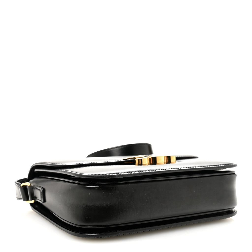 Shiny Calfskin Medium Triomphe Black